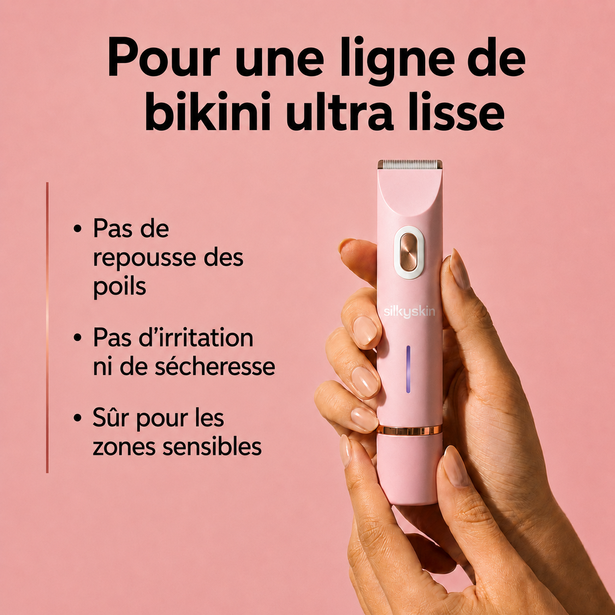 SilkySkin – Le rasage intime sans irritation